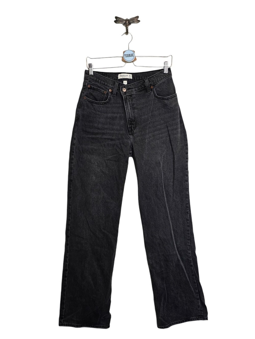 Abercrombie & Fitch Curve Love '90s Relaxed Jean High Rise 28/6L Long Tall